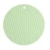 Tapete Grande de Silicone para Isolamento Térmico Tapete de Mesa de Jantar Tapete para Alimentos Tapete para Panela Tapete para Tigela Porta-copos Tapete de Prato Tapete de Silicone Ondulado para Mesa Utensílio Doméstico