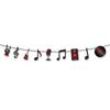 Decoração tema anos 50 Amazon BORN TO ROCK glitter bandeirinha puxar flor puxar pendente espiral atacado personalizado