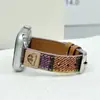 Adecuado para Correa de Reloj Apple S12S98765Se Color Arcoíris Dopamina Pequeña para Mujer Correa de Muñeca para Principiantes