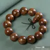 Pulseiras de Madeira Huanghuali Atacado com 108 Contas para Homens e Mulheres, Feitas de Madeira Velha, Contas de Oração de Madeira de Rosewood, Venda Direta do Fabricante