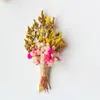 Corsage Casamento Flores Secas Flores Eternas Mini Buquê Casamento Presente de Feriado Acessórios de Decoração Conjunto Completo Venda por Atacado para Família