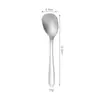 Acero inoxidable 304 cuchara pequeña estilo japonés cubertería pulida cuchara para helado cuchara para pastel tenedor cuchara para postre tenedor para frutas juego