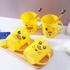 Copo de gargarejo infantil Copo de lavagem Copo de escova de pato amarelo doméstico Tanque de dentes de desenho animado do bebê Balde de dentes resistente a quedas espessado