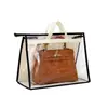 Conjunto de bolsas de armazenamento portátil em PVC, bolsa à prova de poeira para guarda-roupa, bolsa organizadora visível multi-tamanho, armazenamento à prova d'água