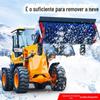 Removedor de Neve Tipo Manual de Empurrar Pá de Neve para Propriedade Três-Em-Um Equipamento de Saneamento Municipal Limpeza Multifuncional Eficiente