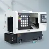 Torno CNC Alimentador Automático Riel Inclinado Máquina Herramienta CNC Cambiador de Herramientas Torno Kts-25 Micro Torno CNC