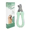 Cortauñas Anti-salpicaduras para Mascotas Removedor de Uñas Gruesas y Duras Tijeras de Acero para Uñas de Gatos y Perros Accesorios de Aseo