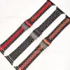Correa de Reloj de Hebilla de Tortuga de Cinco Perlas con Hebilla de Doble Seguridad Adecuada para Apple Generación 10987 Correa de Reloj de Acero Inoxidable Correa de Acero Joyería