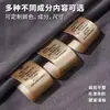 Etiqueta Lavável Dourada com Borda Tecida Fita de Cetim, Etiqueta Lavável em Branco, Etiqueta Lavável Dourada de Luxo Amarelo Dourado, Personalizável e Lavável