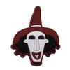 Dibujos animados Terror Halloween PVC plástico blando epoxi hebilla decorativa desmontable zapatos de agujeros flor hebilla de zapato transfronterizo accesorios DIY
