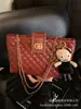 Bolso de Cadena de Diamantes para Mujer 2025 Nuevo de Moda Otoño e Invierno Bolso de Hombro Retro Gran Capacidad Bolso Tote Cruzado para Viajar