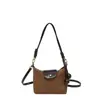 Bolso de hombro retro de gamuza estilo coreano 2026 nuevo, bolso cruzado simple, pequeño y moderno, que irradia elegancia