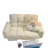 Sofá-cama preguiçoso para apartamentos de aluguel, sofá pequeno para quarto, tatame duplo espessado, sofá dobrável sem pernas para uso doméstico