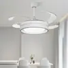 Ventilador Invisible para Uso Doméstico, Ventilador de Techo Impulsado por Viento para Sala de Estar, Comedor, Dormitorio, Modelo Nuevo, Diseño Simple, Controlado por Voz, Silencioso, Inversor Integrado