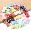 Pajarita de Color Sólido Acrílica Cuentas Sueltas, Estrella de Cinco Puntas Colorida Chapada Pajarita de Mariposa Cuentas Sueltas Verticales, Cuentas para Bolígrafo, Cuentas para Joyería