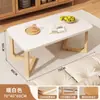 Mesa de Centro Pequeno Apartamento Sala de Estar Casa Estilo Escandinavo Perna de Madeira Maciça Mesa de Tronco 2025 Nova Casa de Aluguel Mesa de Chá Simples