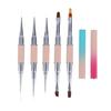Venta al por mayor del fabricante Pluma de Pintura de Doble Punta para Uñas, Pluma para Dibujo de Líneas, Pluma de Doble Uso Multiusos para Contornos y Bordes, Set de Degradado para Uñas