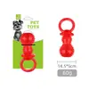 Brinquedo Sonoro Resistente a Mordidas TPR Nunbell Cross-Border para Cães Grandes, Médios e Pequenos - Brinquedo Interativo de Treinamento e Alívio do Tédio