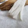 Fábrica em estoque atacado calça esportiva de algodão trançado cordão franja cinto acessórios de vestuário corda de cintura de renda fita