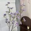 Orquídea Morada Individual Flor Artificial Ceremonia de Boda Decoración de Escena de Boda Soporte de Piso Arreglo Floral Accesorios Florales Decorativos Flor Artificial Venta al por Mayor