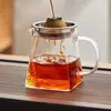 Taza de Té de Separación de Té y Agua Resistente a Altas Temperaturas Espesa Antiexplosión con Separador de Té Taza de Té con Filtro Juego de Té Kung Fu