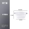 Tina Transparente Espesa con Doble Asa para Baño del Hogar, Lavado de Cara, Lavado de Verduras, Dormitorio Estudiantil, Tina de Plástico Grande para Lavar Pies