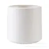 Maceta decorativa rellenable integrada por moldeo por soplado, maceta de plástico cilíndrica para sala de estar, jarrón decorativo para plantas artificiales