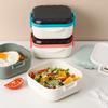 Caja de almuerzo multifuncional de plástico para fideos instantáneos, artefacto para fideos instantáneos de dormitorio estudiantil, caja de almuerzo de cafetería con tapa, caja de almuerzo con aislamiento