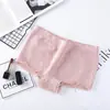 Casa Japonesa Americana Calcinha Boxer Feminina Sem Marcas Cintura Média Virilha 100% Algodão Quadril Respirável Renda Lateral Calcinha Boxer Feminina