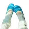 Zapatos Planos para Mujer Estilo Francés Azul Claro con Lazo 2026 Otoño Nuevo Estilo Dulce de Celebridad de Internet Zapatos de Ballet