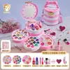 Cosméticos para niños Traje maquillaje lavable juguete bolso de mano princesa niña casa de muñecas regalo de cumpleaños
