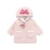 Abrigo de invierno para niña 2025 nuevo elegante abrigo de lana de cordero suéter de forro polar engrosado de invierno para niños