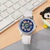 Rueda de la Fortuna para Estudiantes Hombres y Mujeres de Crayon Shin-Chan Moda Sanrio Nuevo Cinturón Reloj Giratorio de Aleación