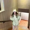 Elegante Socialite Harajuku Estilo Fresco Roupas com Capuz Moletom com Capuz Suéter com Capuz Casaco Feminino Características de Nicho