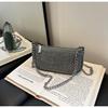 Bolso Retro con Remaches para Mujer Nuevo 2025 Moda Primavera Cadena Bolso Cuadrado Pequeño Estilo Coreano Casual Versátil Hombro Cruzado