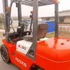 Empilhadeira Heli empilhadeira a diesel usada empilhadeira de 3 toneladas elevação 4,5 m pneu maciço entrega porta a porta