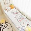 Tapete de cabeceira Quarto Menina Ins Estilo Imitação de Caxemira Tapete de chão para quarto infantil Cama Quarto de cabeceira Janela saliente Tapete