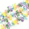 Guirnaldas de Serpentinas Populares de Pascua Transfronterizas, Guirnalda Redonda Macaron, Decoraciones para Escaleras del Día del Niño Escolar, Lentejuelas