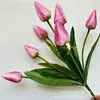 Lleva a casa un ramo de tulipanes flores artificiales decoración del hogar flores de simulación simulación de fotos fábrica de flores artificiales venta al por mayor flores para bodas