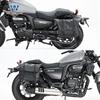 Coche muscle Wolf adecuado para saikelon RA250 bolsa lateral bolsa lateral se puede instalar casco medio casco casco completo con cerradura portaequipajes de liberación rápida