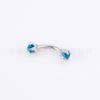 Joyería para piercing de cuerpo humano más vendida transfronteriza barra doblada garra de dragón clavo para ceja clavo para cartílago de la oreja clavo para hueso enterrado aretes venta directa Amazon