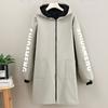 Mono nuevo de estilo extranjero con forro polar, ropa exterior para mujer, delantal para cocina, impermeable, a prueba de aceite, para trabajo de catering, impresión especial