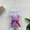 Toalha Estilo Coelho com Urso Abacaxi Presente de Mão Presente de Abertura de Aniversário Retorno Loja de Casamento Logotipo Caixa de Presente