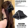 Pinza de Perlas y Lazo Estilo Hepburn de Alta Gama 2025 Nuevo Lujo Accesible Pinza de Tiburón Parte Trasera de la Cabeza Pasador Adorno para el Cabello para Mujer