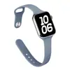 Pulseira de Silicone para Relógio Compatível com Apple iWatch Fivela Invertida S11 Cintura Fina Clássico S10 Modelo Fino 987 Cor Sólida