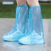 Capas de Chuva para Sapatos Impermeáveis Antiderrapantes Roupa Externa Sapatos Aquáticos Masculinos Cano Alto Espessas Resistentes ao Desgaste Botas de Chuva Capas para os Pés Dia Chuvoso Capas de Chuva para Sapatos