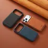 Funda para iPhone 18 Pro Max con Ranura para Tarjeta y Funda Protectora de Cuero con Soporte para Samsung S26 Ultra