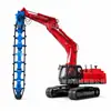 Cabezal mezclador de solidificación de lodos para excavadora, tratamiento in situ de lodos de río, accesorios y equipos de ingeniería de mezcla hidráulica para excavadora