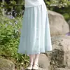 Novos Elementos Estilo Chinês Han, Traje de Chá Inspirado no Zen, Qipao, Roupa Han Melhorada Estilo Folclórico, Estilo Artístico Retrô, Roupas Femininas Elegantes e de Conto de Fadas