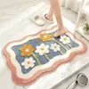 Alfombrillas Gruesas de Imitación Cachemir Transfronterizas para Piso de Baño, Alfombrillas Absorbentes de Dibujos Animados para Baño, Felpudos para Puerta de Entrada, Felpudos de Fácil Cuidado